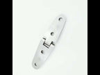 Four-Hole Stainless Steel Hinge 316 Flat Open Bearing Hinge, Specification: 103 x 27mm - YouTube Video