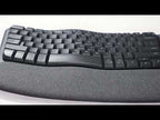 Logitech WAVE KEYS Wireless Ergonomic Keyboard(White) - YouTube Video