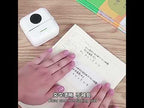 Mini Student Wrong Question Bluetooth Thermal Printer With 5 Rolls White Paper(White) - YouTube Video