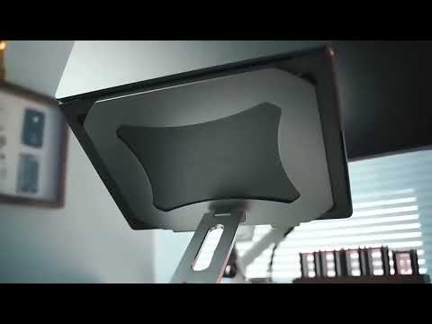 SDL02 Rotating and Folding Aluminum Alloy Laptop Cooling Bracket for 11-17.3 inch Laptops - YouTube Video