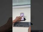 KF86 MAX Foldable Wireless Bluetooth-Compatible Keyboard With Touchpad + Leather Case - YouTube Video