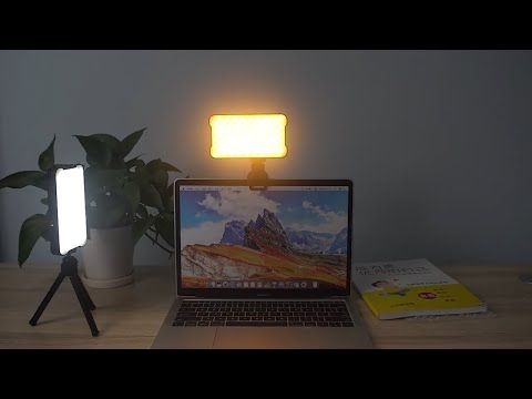 LP160 180 LEDs Square Pocket Fill Light Dual Color Temperature Portable Mobile Phone SLR Computer Photography Fill Light - YouTube Video