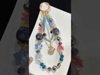 Colorful Floral Money Pouch Double Layer Chain(Blue) - YouTube Video