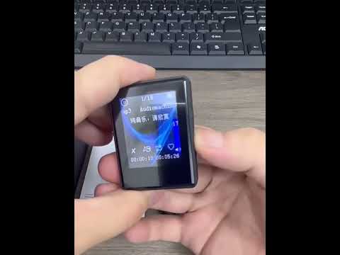 MP3 Music Player Bluetooth 5.0 Ebook Recorder MP4 Walkman 8GB(Black) - YouTube Video