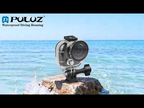 For Insta360 GO Ultra PULUZ 50m Waterproof Case Thumb Main Body Camera Dive Housing Cover (Transparent) - YouTube Video