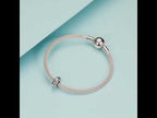 925 Sterling Silver Bohemia Feather Beads  For Women DIY Bracelet Accessories - YouTube Video