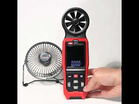TASI TA642A Portable Digital Wind Speed Meter Air Volume Tester - YouTube Video