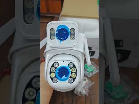 QX95 6MP WiFi Dual Camera Supports Two-way Voice Intercom & AI Recognition(EU Plug) - YouTube Video