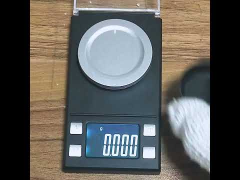 MH-8028 50g x 0.001g High Accuracy Digital Electronic Portable Jewelry Diamond Gem Carat Lab Weight Scale Balance Device with 1.6 inch LCD Screen - YouTube Video