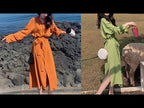Slim Shirt Long Sleeve Dress (Color:Green Size:S) - YouTube Video