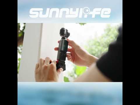 For DJI Osmo Pocket 4 / 3 Sunnylife Magnetic Quick-Release Adjustable Backpack Clip Action Camera Clamp Vertical-Horizontal Mount (Black) - YouTube Video
