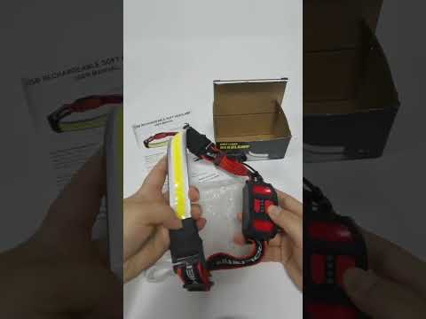 Large Flush COB Headlight Outdoor Camping SMD Headlight, Style: Rechargeable - YouTube Video