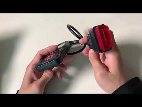 Ancel AS100 Car Fault Detector OBDII Engine Fault Light Clear - YouTube Video