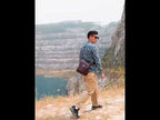 BULL CAPTAIN 302 First-Layer Cowhide Men Casual Shoulder Bag Leather Retro Briefcase(Brown) - YouTube Video