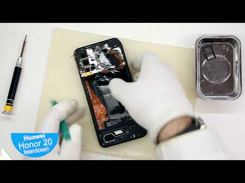 For Huawei Honor 20 Original Back Housing Cover Adhesive - YouTube Video