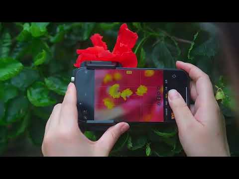 APEXEL APL-MS150 150X Portable Microscope Cell Phone Lens With LED/ UV Lights Built-in CPL Filter - YouTube Video