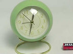 Round Metal Clock Silent Children Electronic Alarm Clock with Light(Purple) - YouTube Video