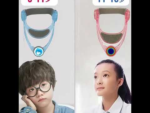 Children Oblique Neck Corrector Adjustable Neck Brace Neck Protector(Pink) - YouTube Video