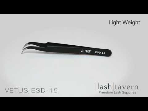 VETUS ESD-15 Anti-Static Tweezers - YouTube Video