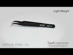 VETUS ESD-15 Anti-Static Tweezers - YouTube Video