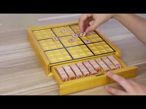 9 x 9 Intelligence Toy Wooden Sudoku - YouTube Video