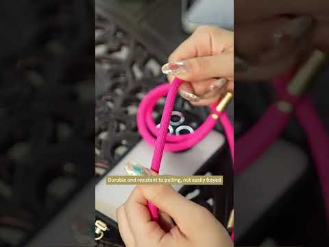 Detachable Adjustable Clip-On 2-in-1 Anti-Loss Cell Phone Lanyard(Lilac) - YouTube Video