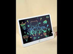 Children LCD Writing Tablet Color Screen Drawing Board, Style:13 inch Blue - YouTube Video
