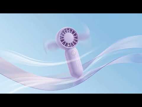 USAMS ZB354 Handheld Mini Pocket Fan(Pink) - YouTube Video
