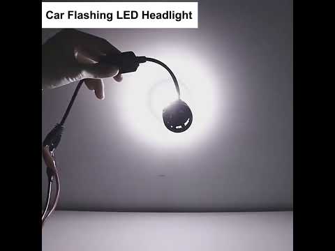 1 Pair H11 27W / DC12V Car Aluminum Alloy LED Headlight (Blue Light) - YouTube Video
