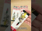 Compound Rotating Sequin Feather Three-hook Bait Bionic Metal Fake Bait - YouTube Video