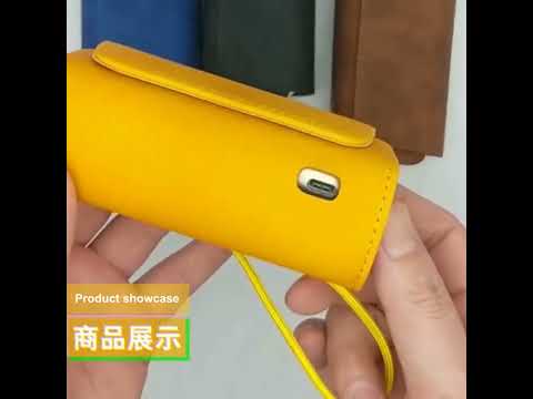 Leather Shockproof Electronic Cigarette Storage Protective Case For IQO 3.0(Blue) - YouTube Video