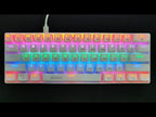 HXSJ V900 61 Keys Cool Lighting Effect Mechanical Wired Keyboard(Black) - YouTube Video