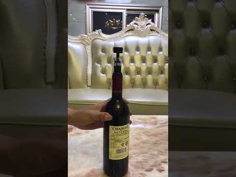 Reusable Vacuum Stopple Bottle Stopper Cork Plug for Wine Liquor(Black) - YouTube Video