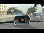 P17 Car HUD Head-up Display GPS Speed Meter Car OBD2 Fault Elimination Code - YouTube Video