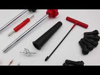 30pcs / Set Car Tire Repair Tool Valve Installation Tool Set(Red) - YouTube Video