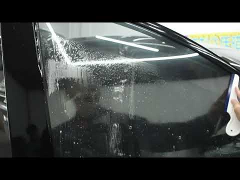 Arc Shape Car Film Tool Scraper Glass Cleaning Wiper - YouTube Video
