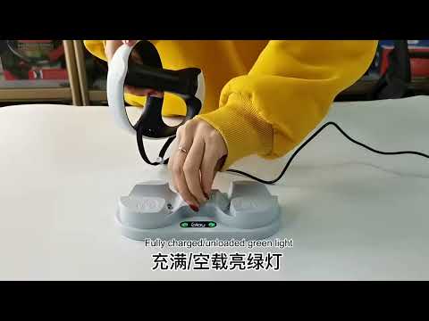 For PS VR2 iplay Magnetic Suction Charging Base with LED Light - YouTube Video