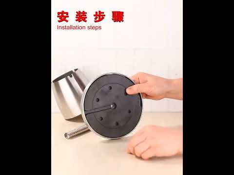 Telescopic Thickened Stainless Steel Windproof Ashtray(Stainless Steel Primary Colors) - YouTube Video