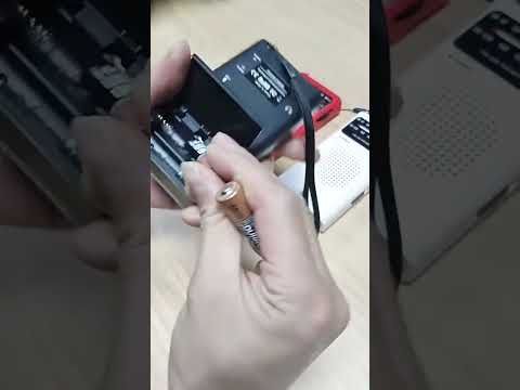 J-180 Portable Pointer FM/AM Two-Band Radios With Carrying Clip, Style: Regular Version(Black) - YouTube Video