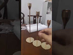 3 PCS / Set Home Decoration Wedding Wrought Iron Candle Holder, Style: Thin Bottom (Imitation Gold) - YouTube Video