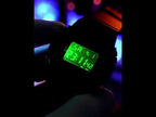 SYNOKE 9620 Couple Sports Plastic Strap Electronic Watch(Broth Green) - YouTube Video