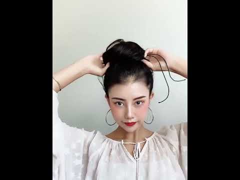 Wig Bun Flower Shape Hair Package Hair Disk(Black) - YouTube Video