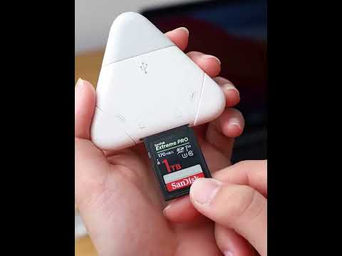LCOP 5 in 1 Triangle Mobile Phone Computer Card Reader OTG Card Reader - YouTube Video
