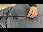 Office Sun Protection Privacy Shield Curtain Indoor Sun Blocker Preventing Direct Air-Condition Blows, Style: Long Black - YouTube Video