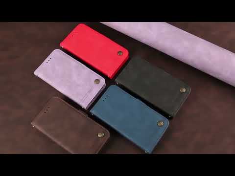 For Realme C53 / Narzo N53 Skin Feel Life Tree Metal Button Leather Phone Case(Red) - YouTube Video