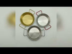 Outdoor Camping Stainless Steel Binaural Pans(24cm) - YouTube Video