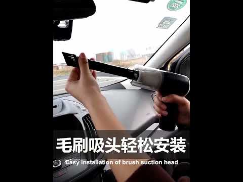 Car Dry And Wet Wireless Handheld Vacuum Cleaner(Black) - YouTube Video