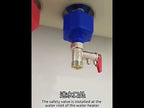 0.7MPa Pressure Relief Valve For Electric Water Heater Pressure Reducing Exhaust Valve Household Check Valve - YouTube Video