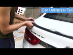 Car Universal Tail Paste Top Wing, Specification: 3.5cm Matte Black - YouTube Video