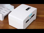 ZJ-8600 76x130 Single Paper Waybill Express Bill Label Printer, EU Plug - YouTube Video